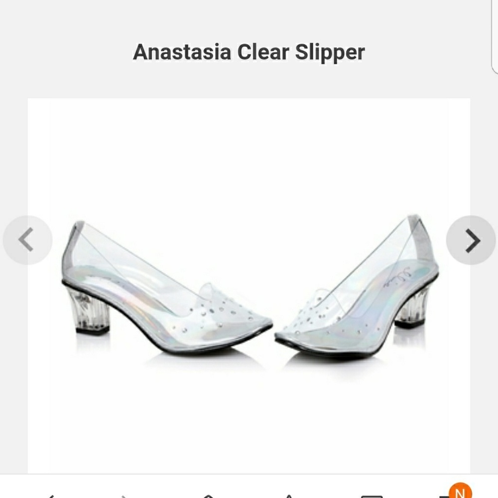 Anastasia clear slipper dress shoes
